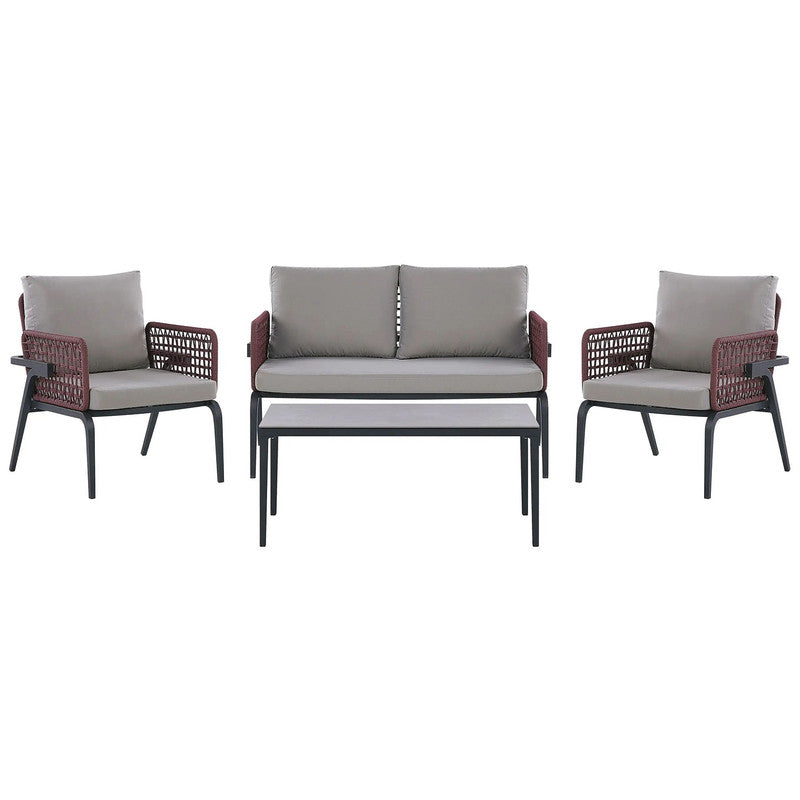 Seliani 4-Piece Patio Lounge Set