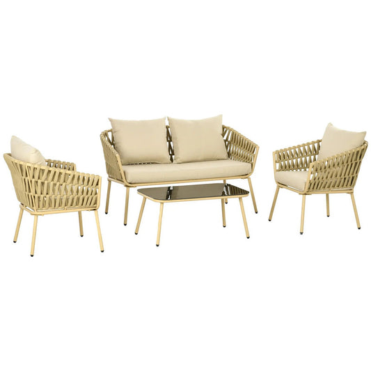 Ouseti 4-Piece Patio Furniture Set