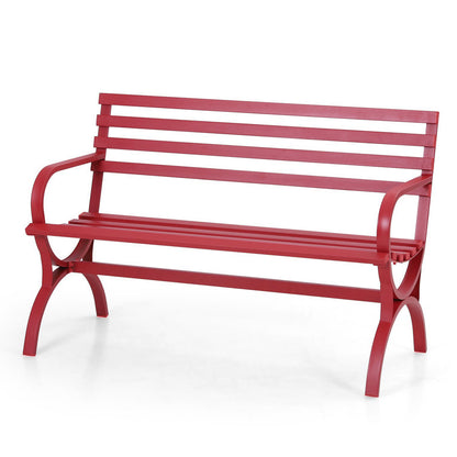 Rusiko Metal Outdoor Bench